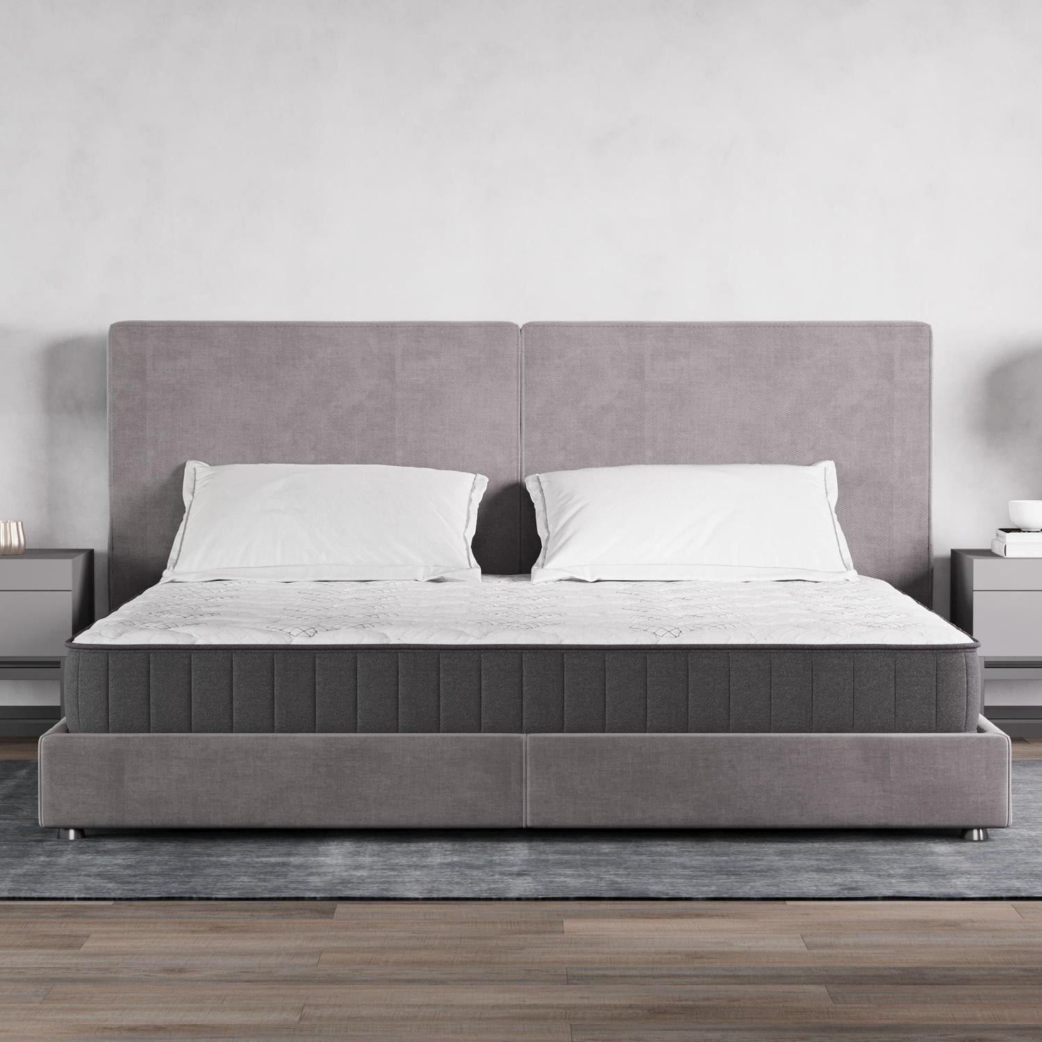King , 9 inch , Firm , Hybrid Mattress with Bonnell Coil core from Bonelli Essentials by Ottomanson in bedroom lifestyle setting.