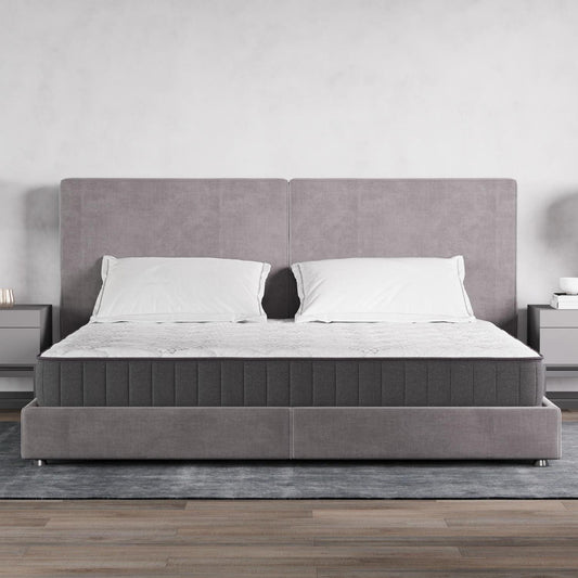 King , 9 inch , Firm , Hybrid Mattress with Bonnell Coil core from Bonelli Essentials by Ottomanson in bedroom lifestyle setting.
